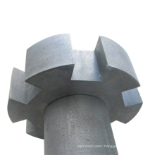 High Purity Carbon Graphite Rotor For Aluminum melting Industry